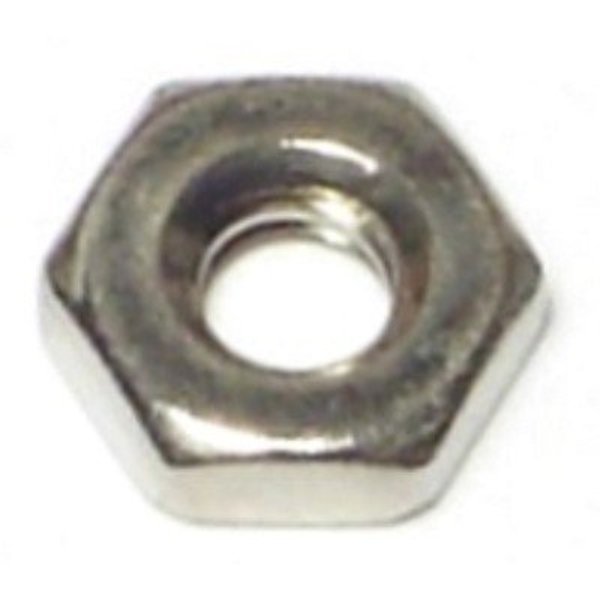 Midwest Fastener Hex Nut, #10-24, 18-8 Stainless Steel, Not Graded, 100 PK 05267